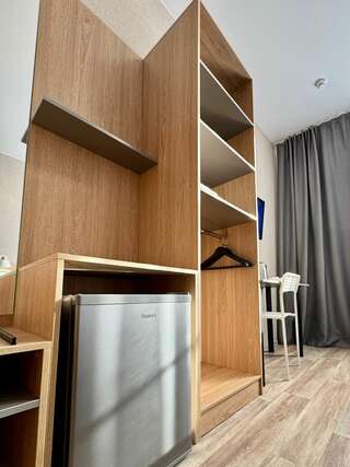 Гостиница Высотник Челябинск Стандартный двухместный номер с 1 кроватью или 2 отдельными кроватями-6